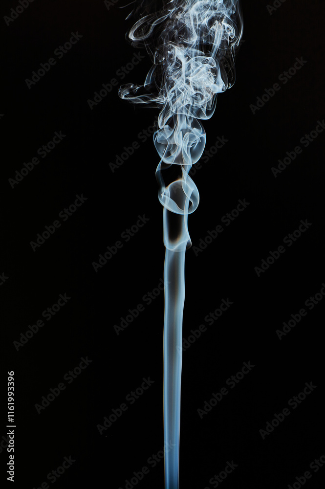 The smoke is thick and dark, creating a mood of mystery and danger The smoke is thick and dark, creating a mood of mystery and danger