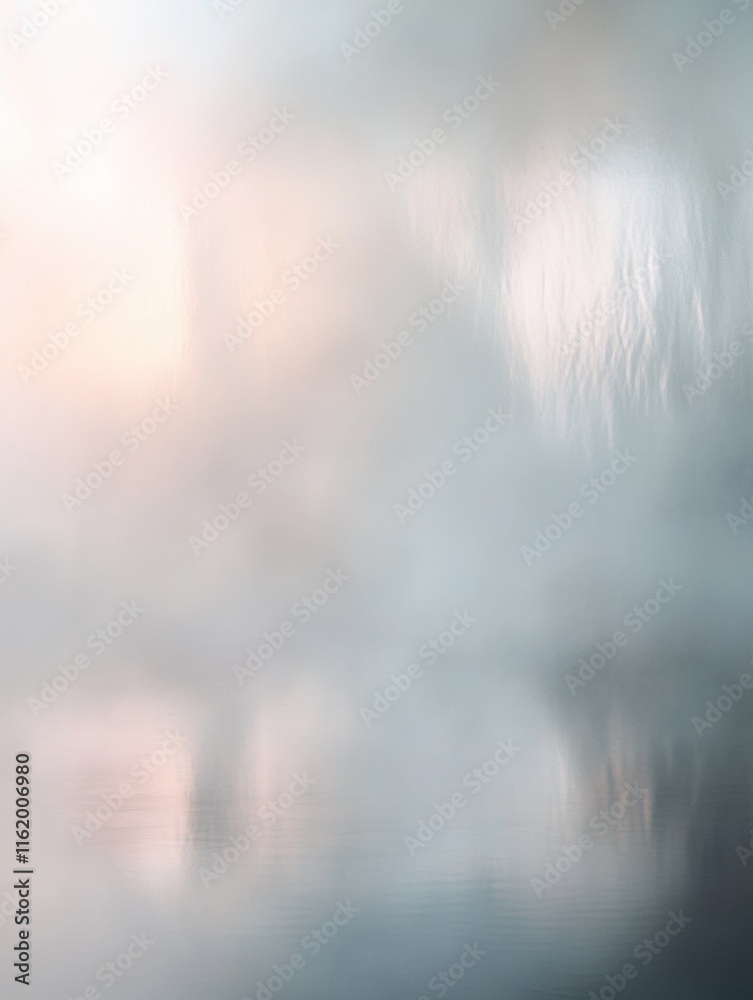 Blurred reflections evoking human emotions with a soft backdrop for creative expression. Generative AI Blurred reflections evoking human emotions with a soft backdrop for creative expression. Generative AI