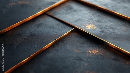 Matte Dark Gray Background with Copper and Bronze Lines