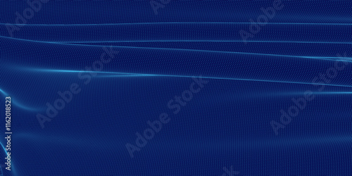 Blue background with a lot of dots. The dots are in different sizes and are scattered all over the background