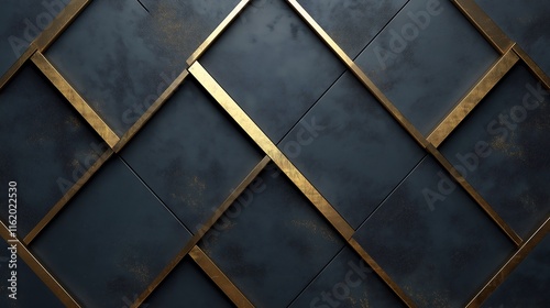 Slate Gray Background with Deep Gold and Bronze Patterns