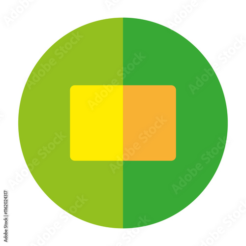  yellow Stop circle icon, symbolizing halt or stop action.