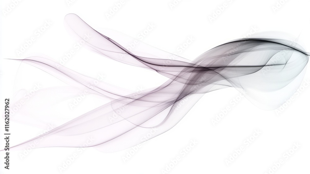 Fototapeta premium Abstract Swirling Smoke Design, Elegant Gradients