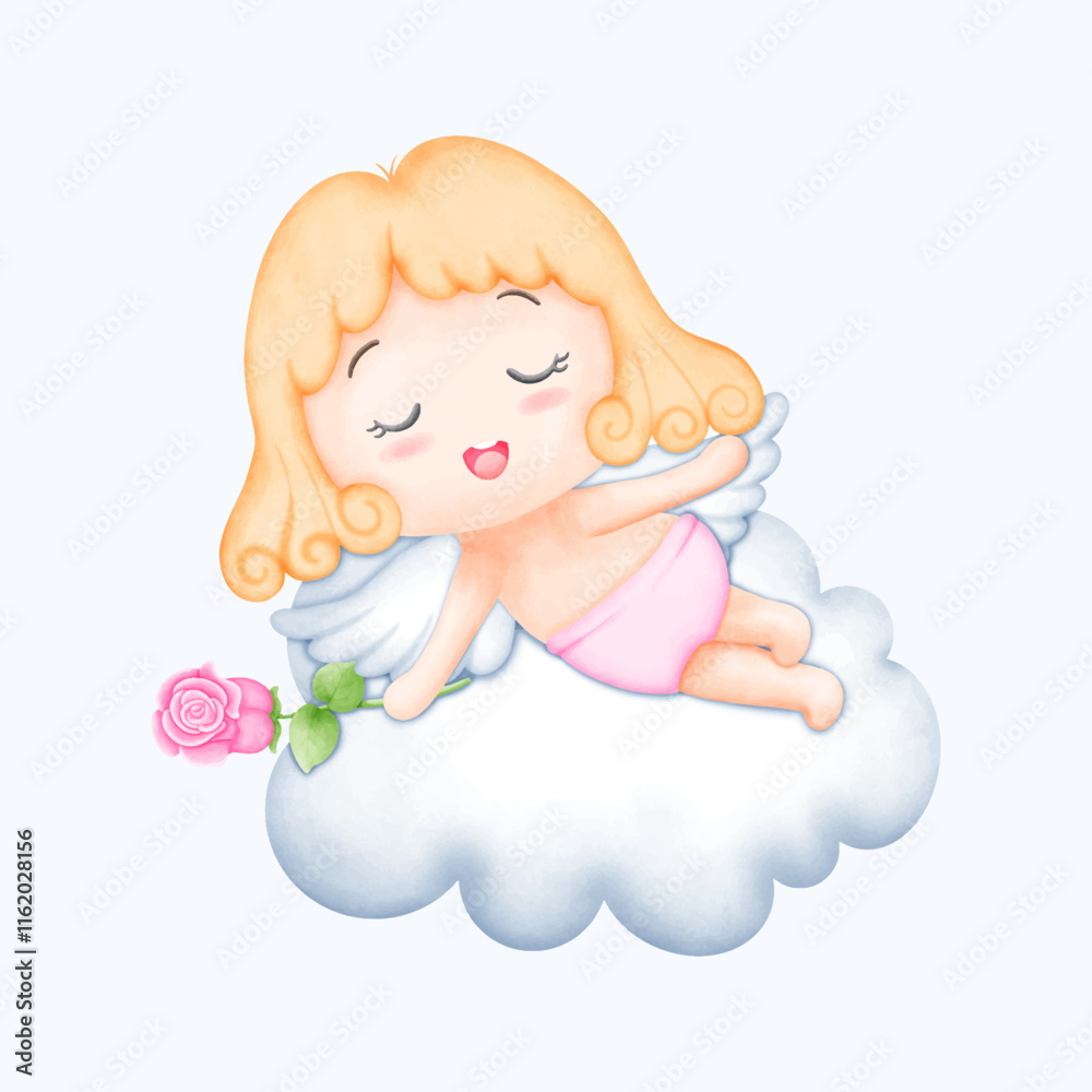 Hand Drawn Romantic Illustration for Cards and Gifts Hand Drawn Romantic Illustration for Cards and Gifts
