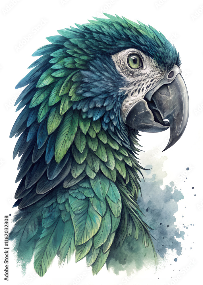 Fototapeta premium blue and yellow macaw ara