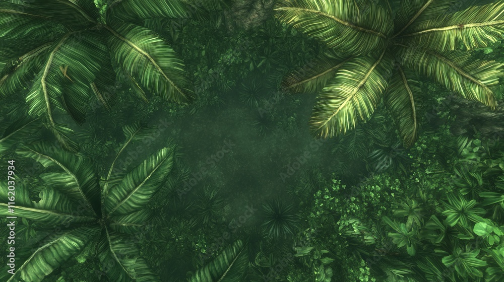Aerial View of Lush Tropical Rainforest Canopy Aerial View of Lush Tropical Rainforest Canopy