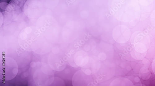 Abstract purple bokeh background creating festive atmosphere