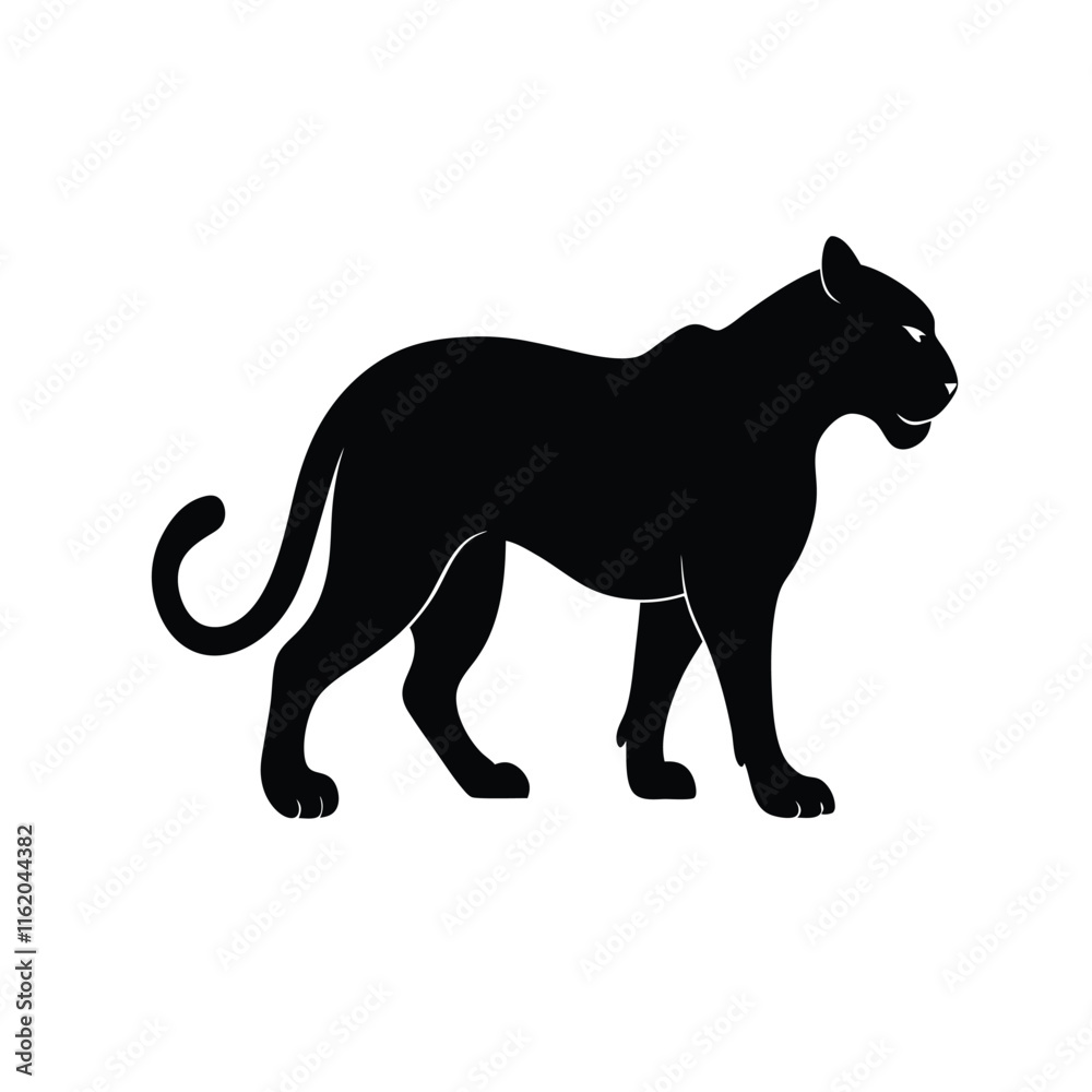 Fototapeta premium illustration of a leopard