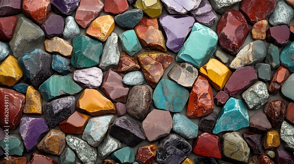Colorful tumbled stones background texture. Colorful tumbled stones background texture.