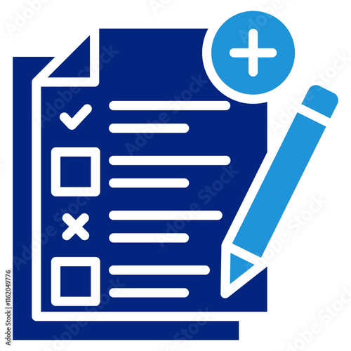 Exam Icon Element For Design