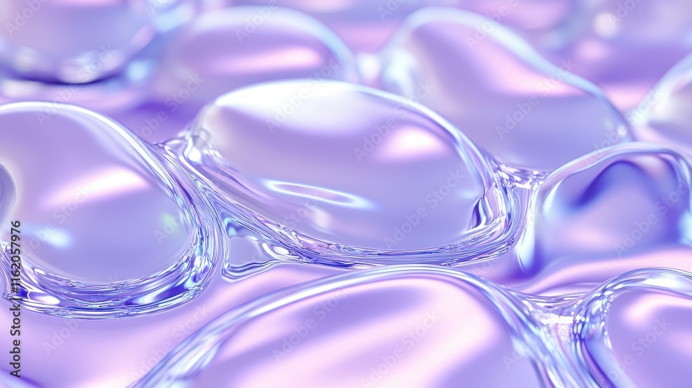 Abstract Lavender Liquid Forms Flowing Design Abstract Lavender Liquid Forms Flowing Design