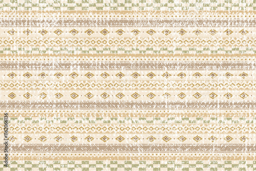 Kilim and Aztec Carpet modern Pattern with trending colors in high resolution
