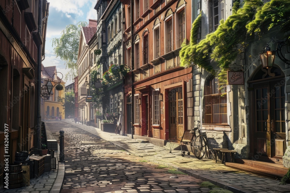 Fototapeta premium Historic City Street