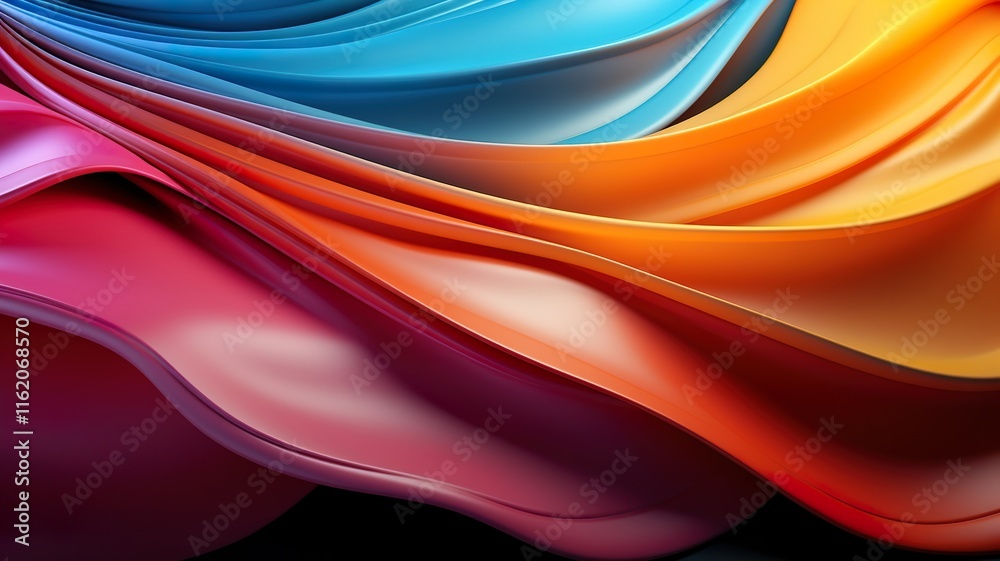 Fototapeta premium Abstract background featuring colorful lines.