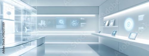 High-Tech Büro der Zukunft