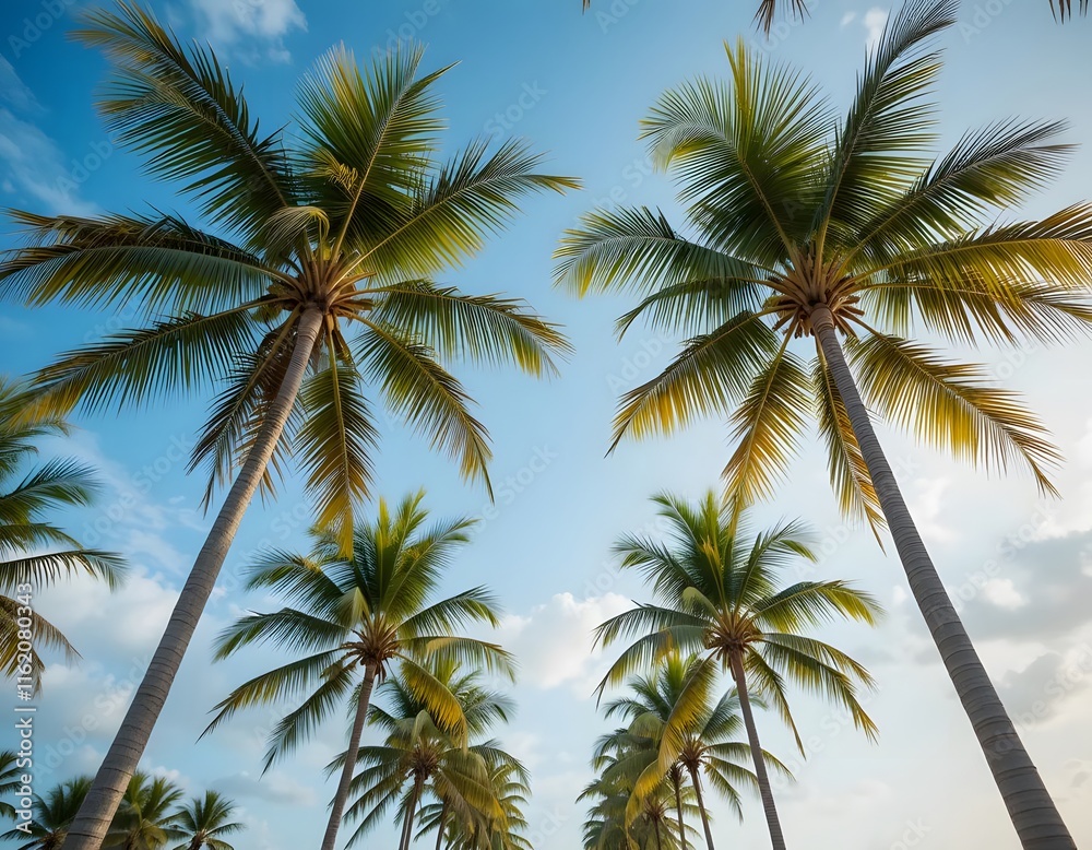 Obraz premium palm trees on the beach