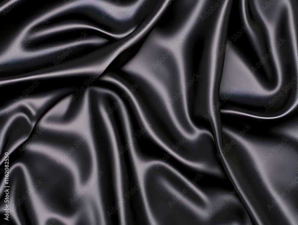 Fototapeta premium Dark Silk Drape Abstract Background Image
