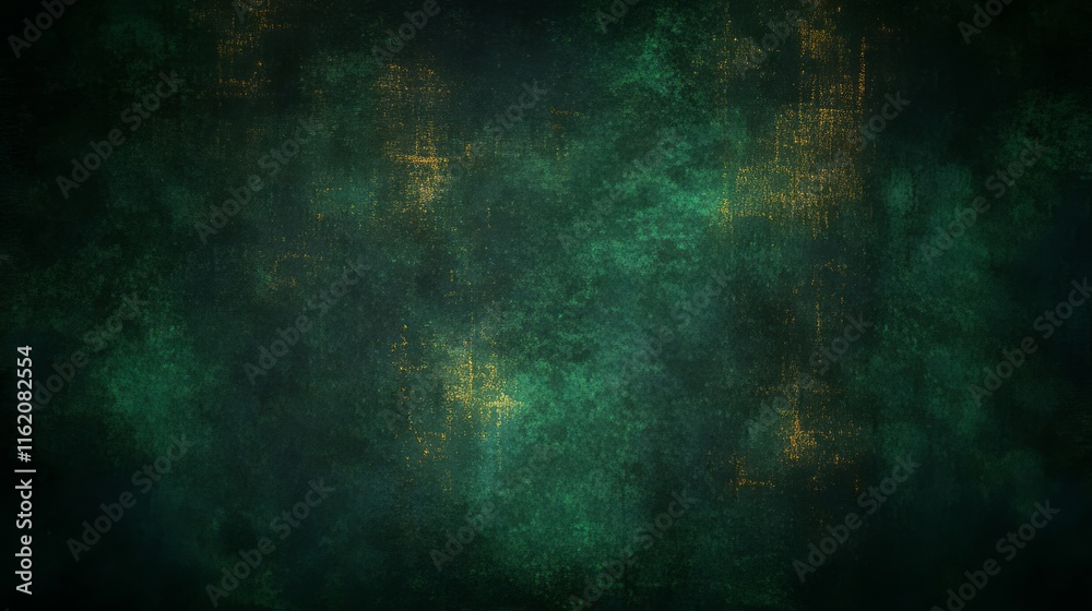 Obraz premium Deep Teal and Gold Abstract Texture Background