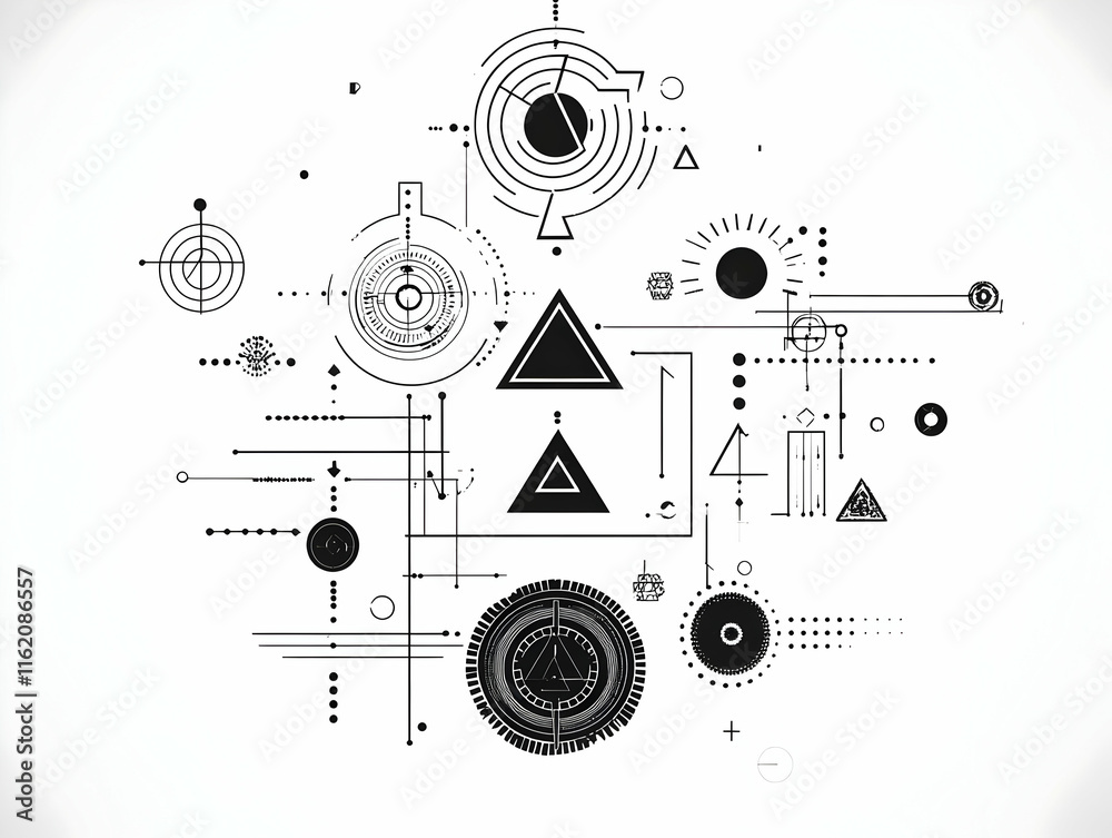 Obraz premium Abstract Geometric Illustration