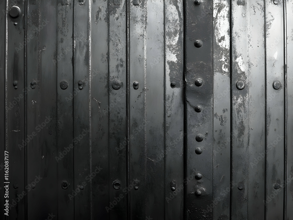 Fototapeta premium Dark Metal Texture Background Illustration