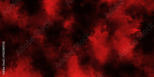 seamless red watercolor artist Mural wallpaper texture with stains, grainy and grunge red watercolor vector art background, Modern abstract red texture, Red Smoke Like Cloud Wave Effect On Black.
