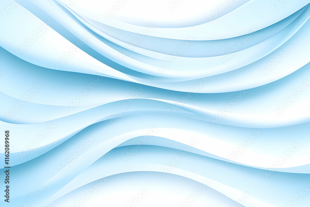 Abstract Blue Wave Background Illustration Abstract Blue Wave Background Illustration
