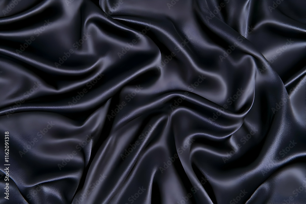 Fototapeta premium Dark Silk Fabric Texture Background Illustration