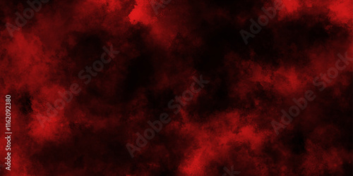 seamless red watercolor artist Mural wallpaper texture with stains, grainy and grunge red watercolor vector art background, Modern abstract red texture, Red Smoke Like Cloud Wave Effect On Black.