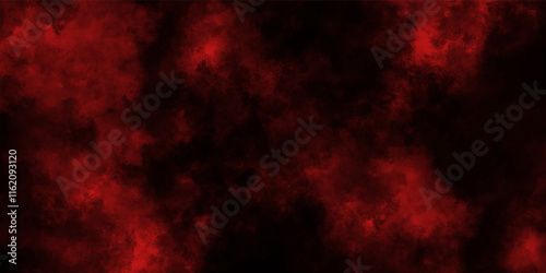 seamless red watercolor artist Mural wallpaper texture with stains, grainy and grunge red watercolor vector art background, Modern abstract red texture, Red Smoke Like Cloud Wave Effect On Black.