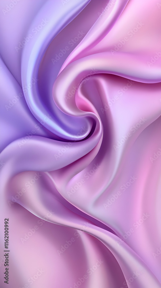 Fototapeta premium Abstract Purple Silk Drape Background