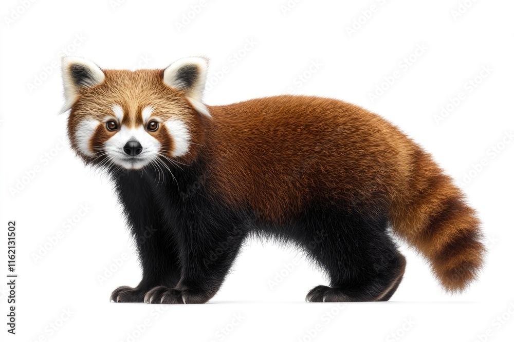 Obraz premium Old Red panda Ailurus fulgens 10 years old portrait