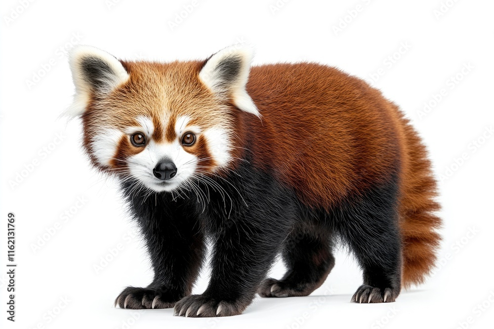 Old Red panda and Shining cat 10 years old portrait Old Red panda and Shining cat 10 years old portrait