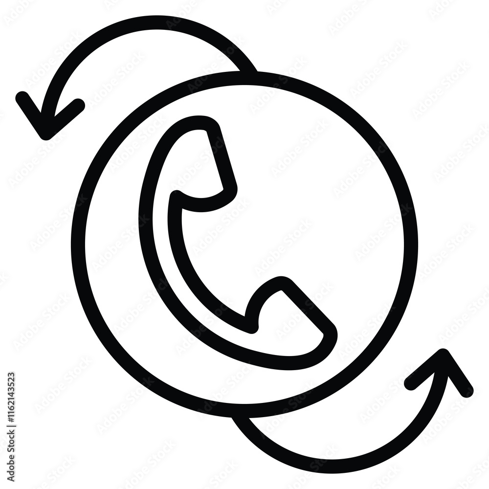 Communication Logs icon line vector illustration