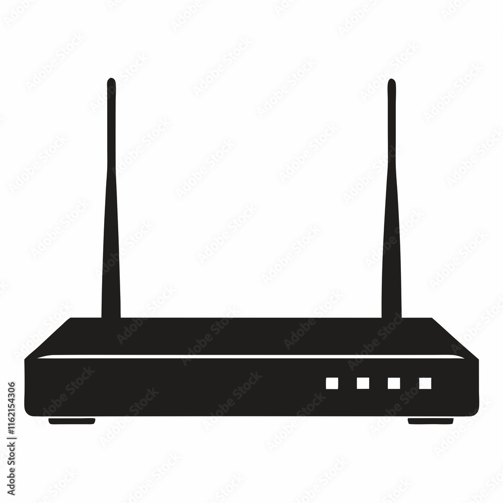 Router Silhouette Vector Art Router Silhouette Vector Art