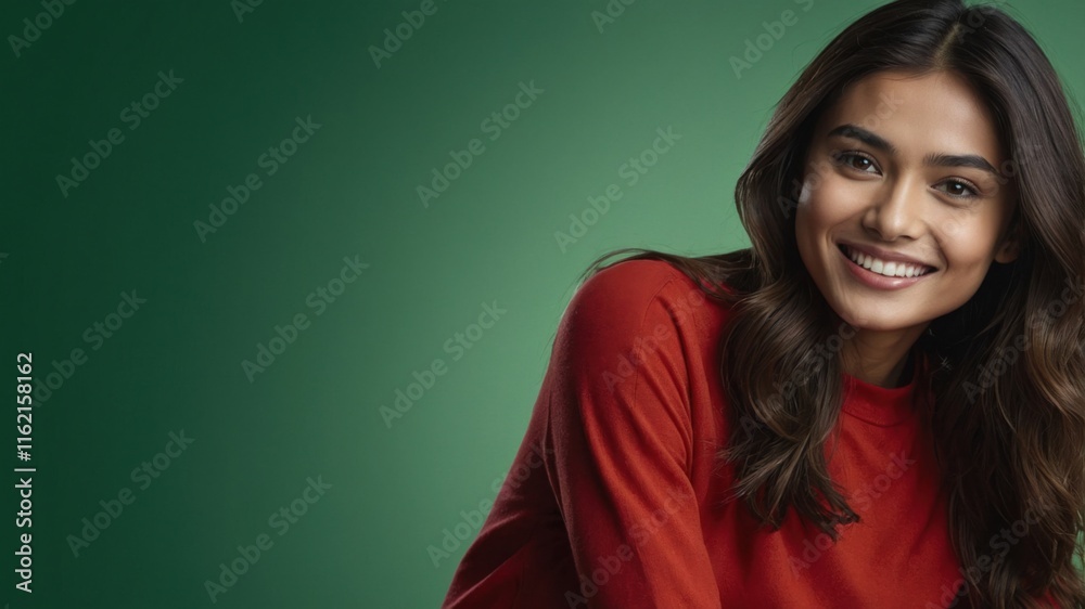 Fototapeta premium portrait of a person for making advertisements 