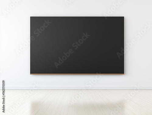 Magnetic Board Displaying Its Sleek, Unadorned Surface