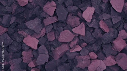 Purple and Grey Stone Gravel Texture Background
