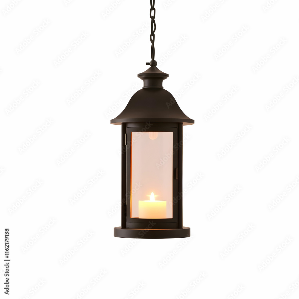 Lantern Back Left Side Isolated In White Background Lantern Back Left Side Isolated In White Background