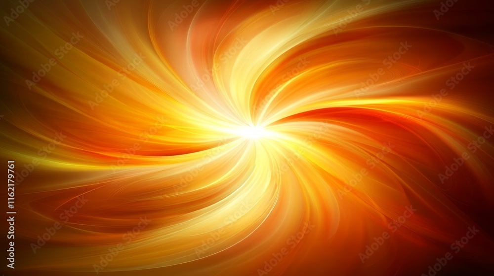 Radiant Spiral of Warm Golden Hues Abstract Art Radiant Spiral of Warm Golden Hues Abstract Art