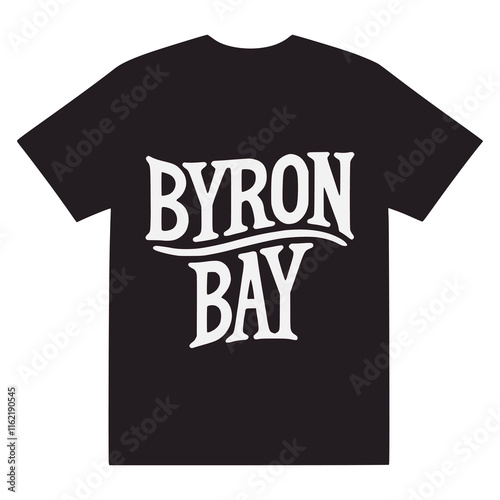 byron bay australia nature tshirt fashion lifestyle vector illustration template design photo