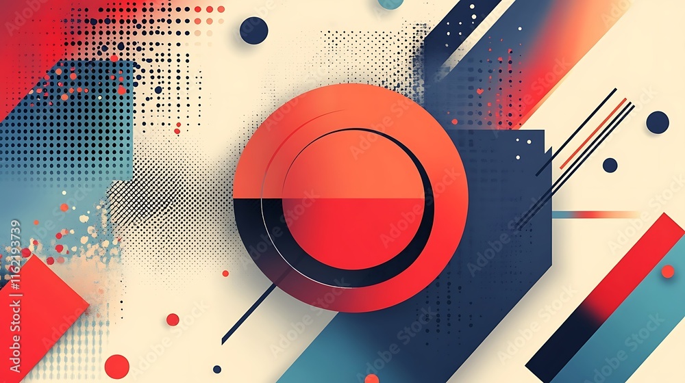 Obraz premium Modern background design, geometric shapes