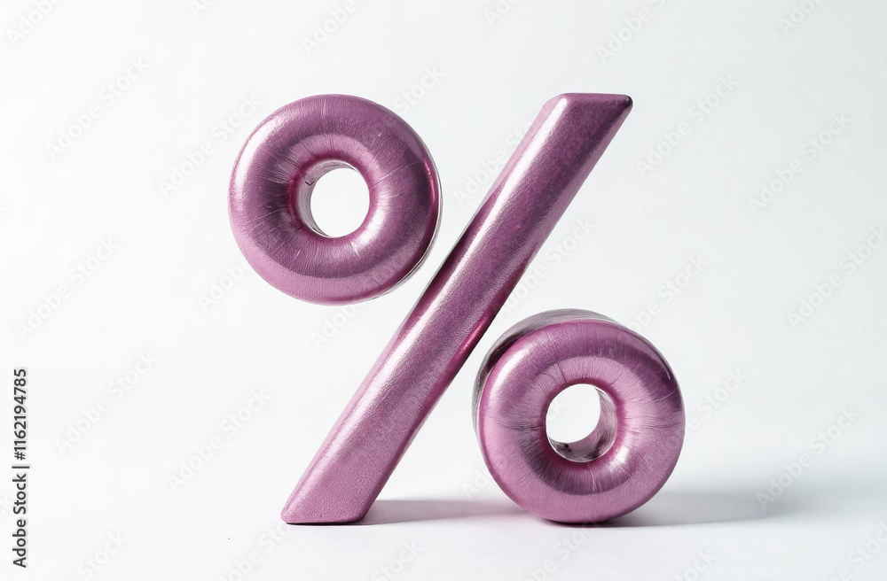 Percent sign, voluminous bright letters and numbers, graphic design. Percent sign, voluminous bright letters and numbers, graphic design.