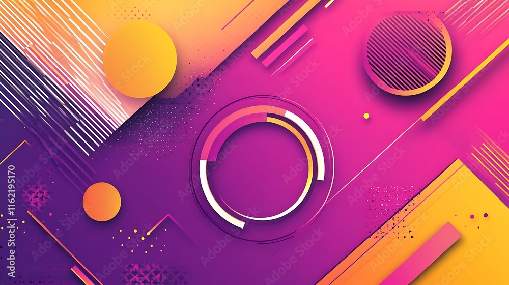 Obraz premium Modern background design, geometric shapes