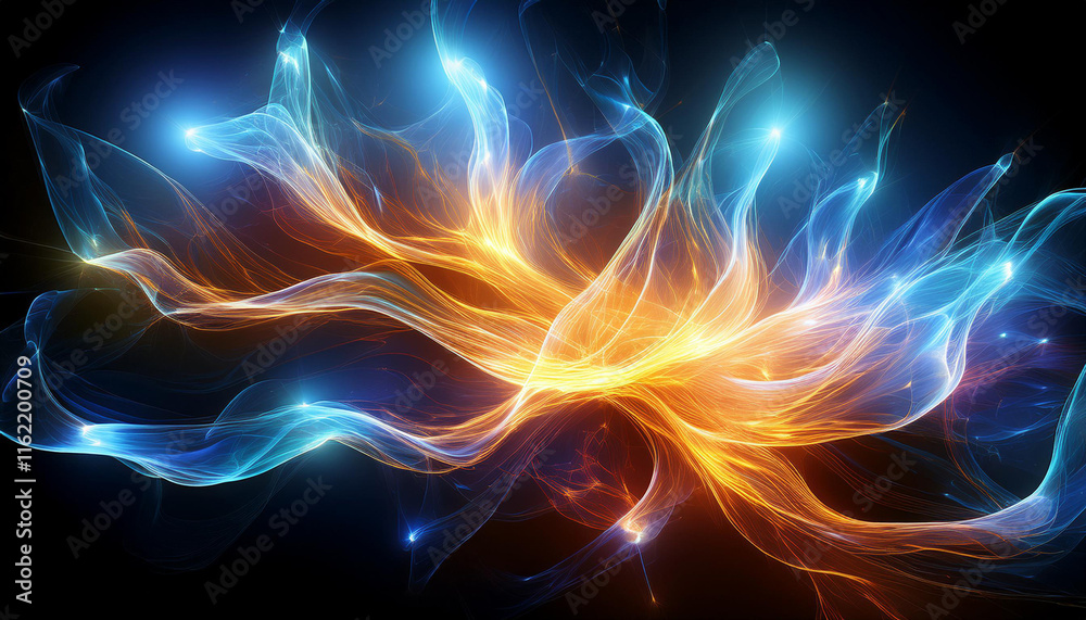 Obraz premium Phosphorescence effect