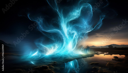Phosphorescence effect