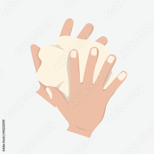 Washing Hands with Soap for Hygiene