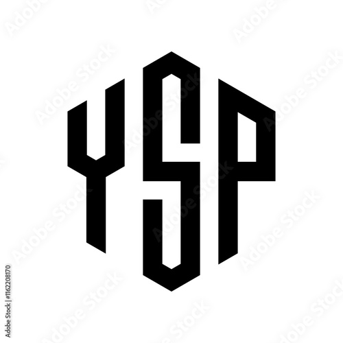 YSP modern monogram logo. with a unique design suitable for business symbols