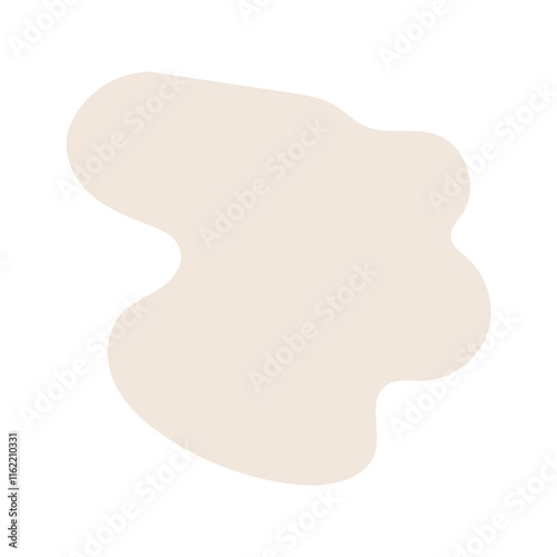 abstract blobs pastel brown for background