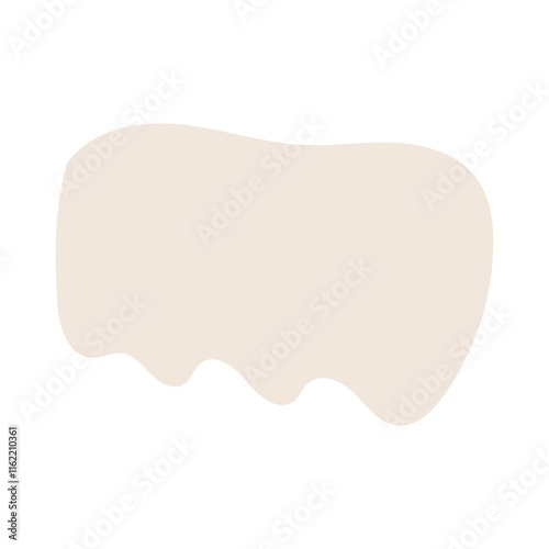 abstract blobs pastel brown for background