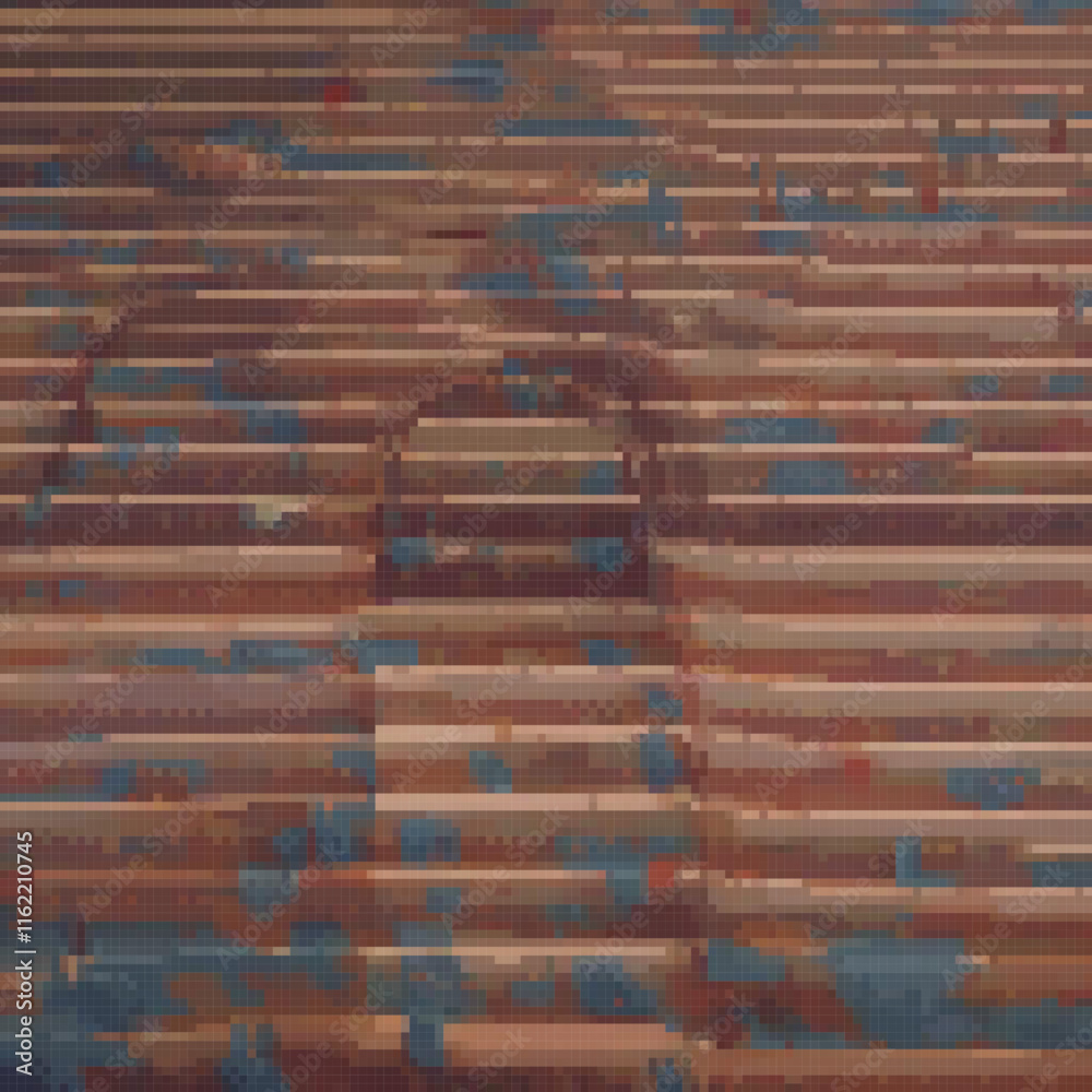 Pixel art depicting a blurry, window-filled building. Pixel art depicting a blurry, window-filled building.